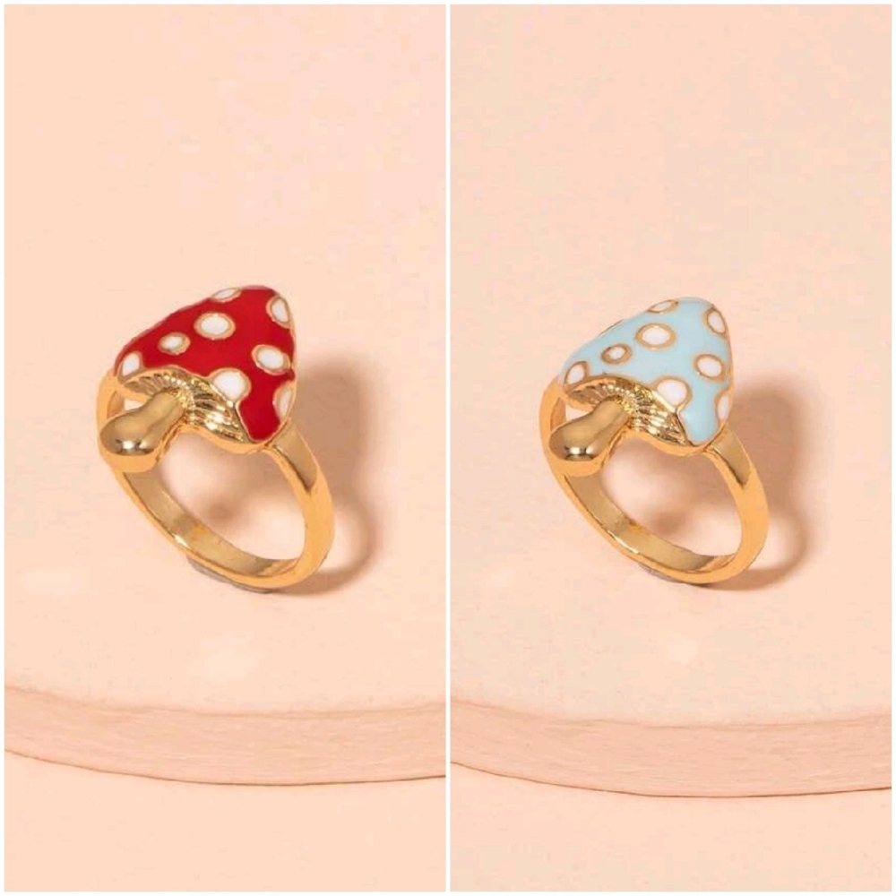 2 Mushroom Rings - Picture 2 of 4